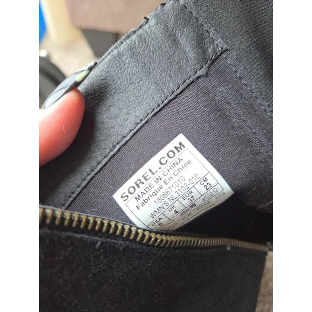 Sorel black lolla II tall boots